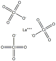 Lanthanum perchlorate Struktur