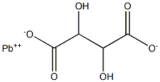 Lead(II) tartrate 结构式