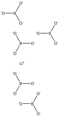 Lithium pentaborate Structure