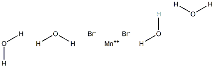 Manganese(II) bromide tetrahydrate Structure