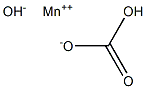Manganese(II) hydroxide bicarbonate Struktur