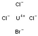 Uranium(IV) bromide trichloride Struktur