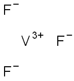 Vanadium(III) fluoride Struktur