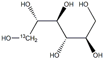 D-Galactitol-1-13C Structure