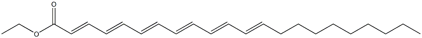 Docosahexaenoic Acid-Ethyl Ester (Unlabeled) Structure