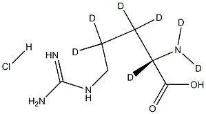 L-Arginine-D7HCl Struktur