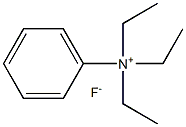 Phenyltriethylammonium fluoride Struktur