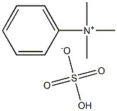 苯基三甲基硫酸氢铵, , 结构式