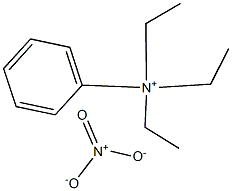 Phenyltriethylammonium nitrate Structure