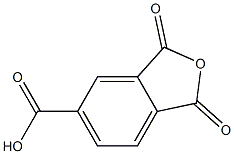 偏苯三酸酐酯,,结构式