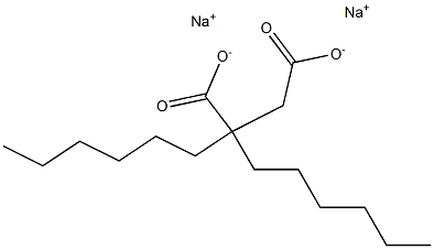丁二酸二己酯磺酸钠 结构式