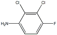 2,3-Dichloro-4-fluoroaniline 化学構造式