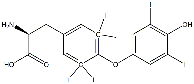3,5-diiodo-L-thyroxine Structure