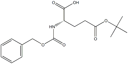 CBZ-谷氨酸(叔丁酯),,结构式