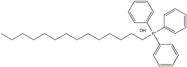 十四烷基三苯基氢氧化膦, , 结构式