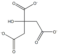 Citrate 化学構造式