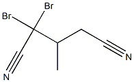 甲基二溴代戊二腈, , 结构式