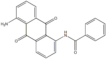 1-氨基-5-苯甲酰氨基蒽醌,,结构式