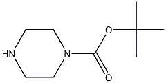 BOC-哌嗪 结构式