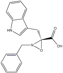 N-苄氧酰基-L-色氨酸 结构式