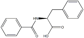 N-benzoyl-L-phenylalanine Structure