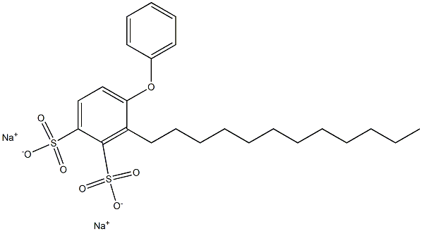 Sodium dodecyl diphenyl ether disulfonate Struktur