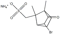 3-溴樟脑-8-磺酸铵盐, , 结构式