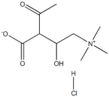 乙酰肉碱盐酸盐 结构式