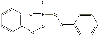 二苯氧基磷酰氯, , 结构式