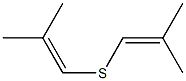 Isobutenyl sulfide Struktur