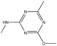 2-methylamino-4-methyl-6-methoxy-1,3,5-triazine Structure