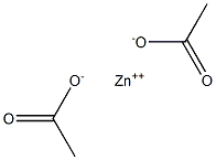 Zinc acetate standard solution Structure