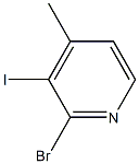 2-Bromo-3-iodo-4-picoline Structure