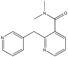 3-(N,N-二甲基氨基甲酰基)-2-烟酰胺基吡啶,,结构式