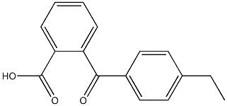 2-(4-乙基苯甲酰)苯甲酸,,结构式