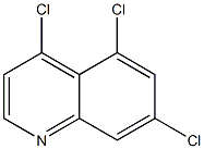 quinoline,4,5,7-trichloro- Structure