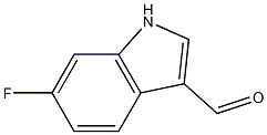 6-Fluoroindole-3-carboxaldehyde Struktur