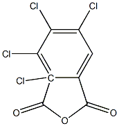 2,3,4,5-四氯苯酐,,结构式