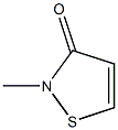 甲基异噻唑啉-3-酮 结构式
