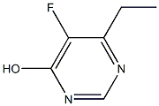 4-羟基-5-氟-6-乙嘧啶, , 结构式