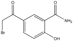 5-bromoacetyl-2-hydroxybenzamide Struktur