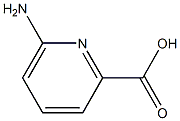 6-氨基吡啶-2-甲酸,,结构式