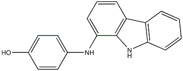 4-Hydroxyphenylaminocarbazole Structure
