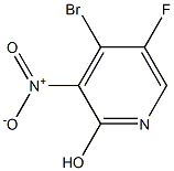 4-Bromo-5-fluoro-2-hydroxy-3-nitropyridine Struktur