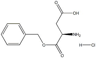 D-天门冬氨酸苄酯盐酸盐, , 结构式