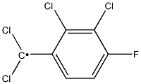 2-氯-4-氟三氯苄, , 结构式