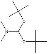 N,N-二甲基甲酰胺二特丁基缩醛,,结构式