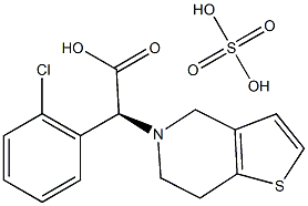 氯吡格雷硫酸盐 结构式