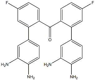 3,4-diaminophenyl-4-fluorophenyl ketone Struktur