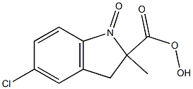 2-羟基-5-氯-1-氧代-2,3-二氢-1H-茚-2-羧酸甲酯, , 结构式